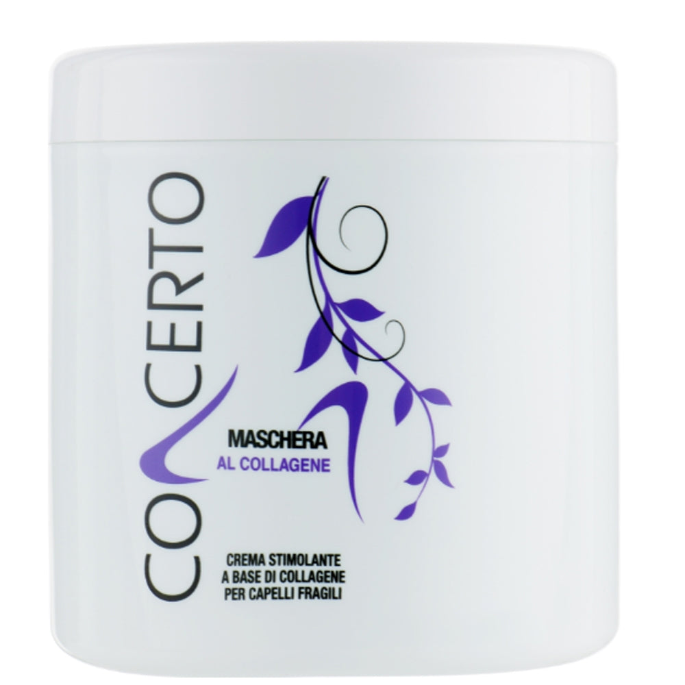 Маска укрепляющая с коллагеном для тонких и поврежденных волос - Punti di Vista Concerto Collagen Mask