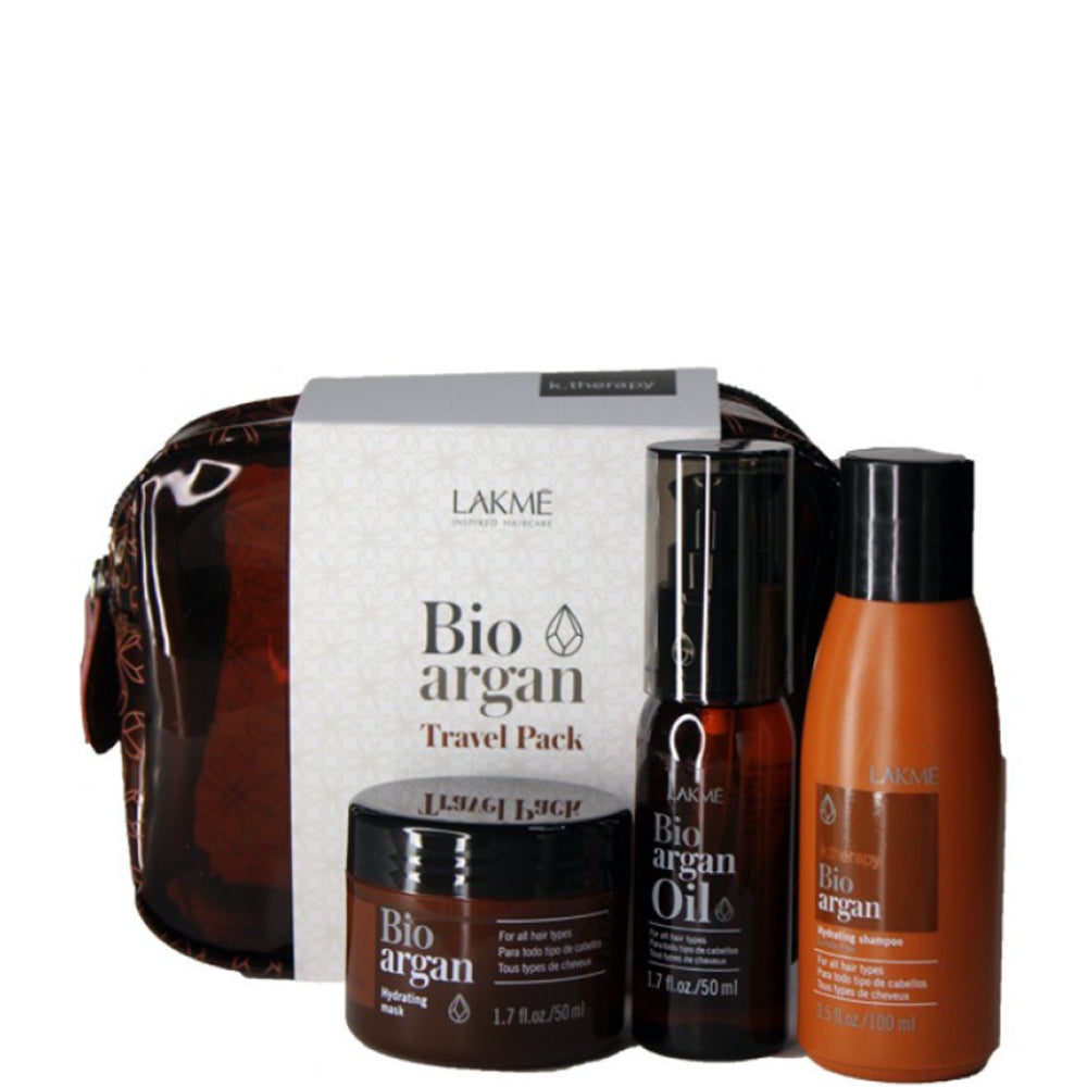 Набор для волос с аргановым маслом - Lakme K.Therapy Bio Argan Travel Kit