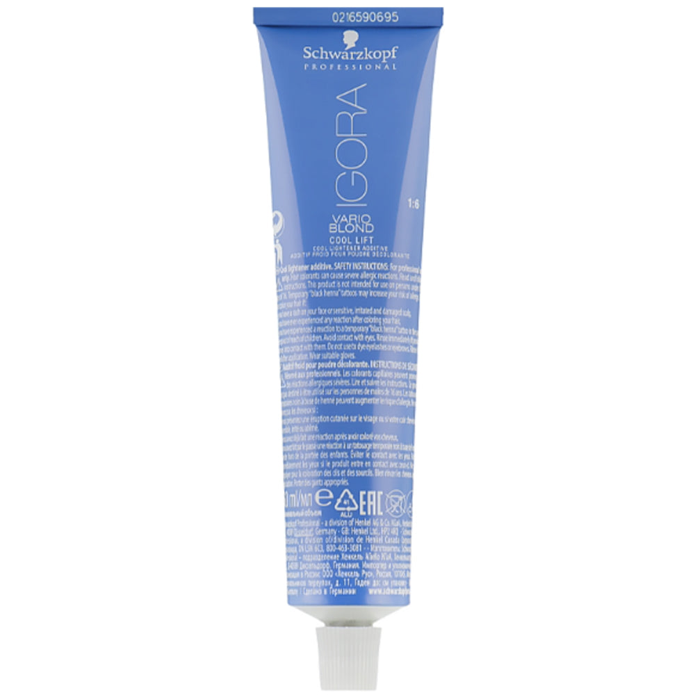 Schwarzkopf IGORA Vario Blond Cool Lift - Освітлюючий крем для волосся з холодним відтінком