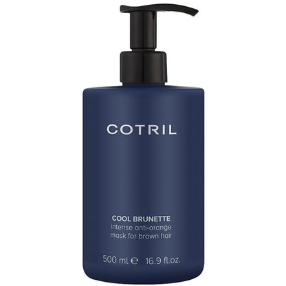 Маска проти помаранчевого кольору для каштанового волосся - Cotril Cool Brunette 500 мл