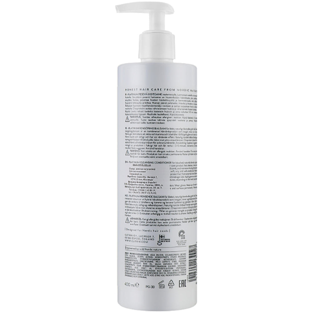 Очищувальний кондиціонер для волосся - Cutrin Hohde Platinum Cleansing Conditioner