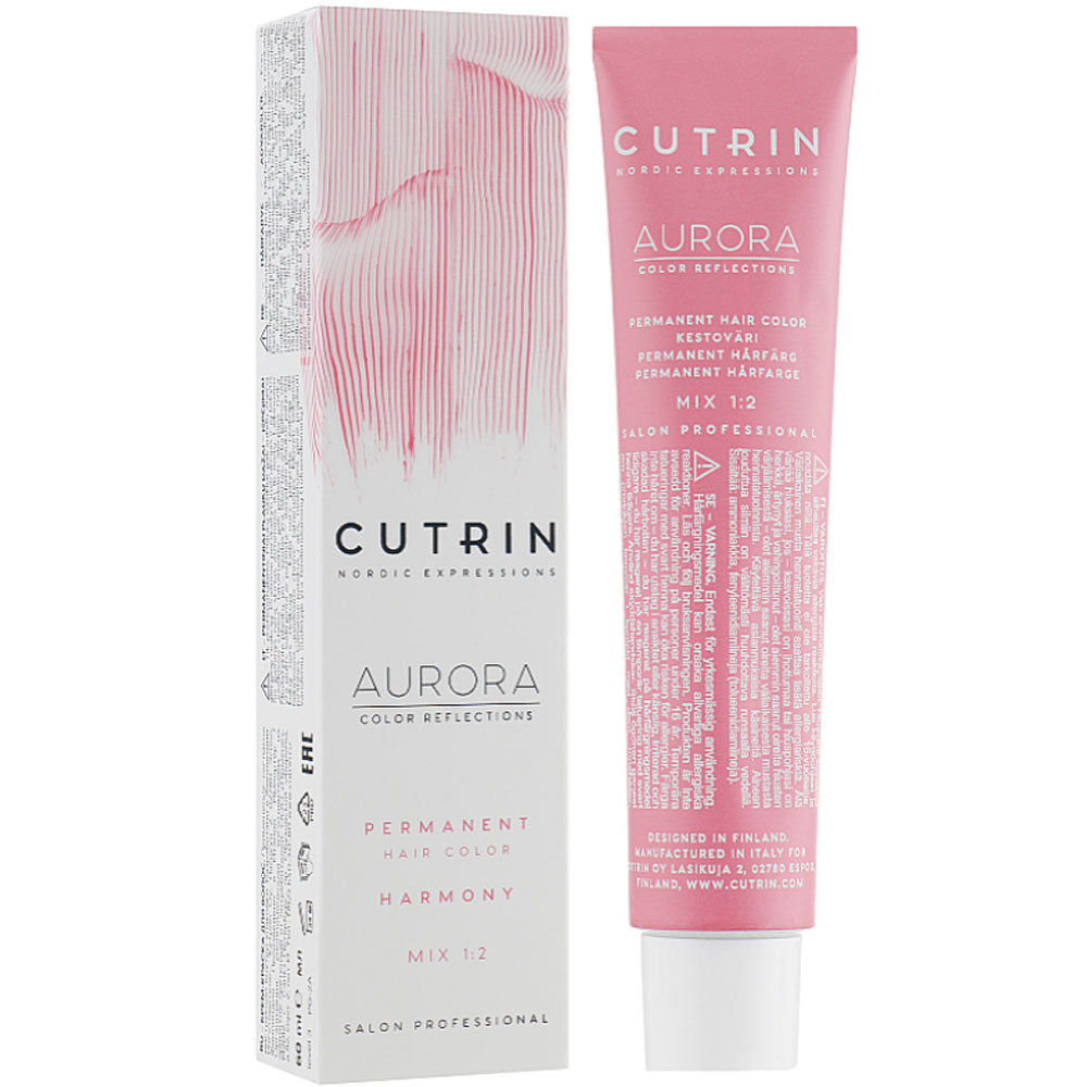 Стійка крем-фарба для волосся 60 мл - Cutrin Aurora Permanent Hair Color 60 ml