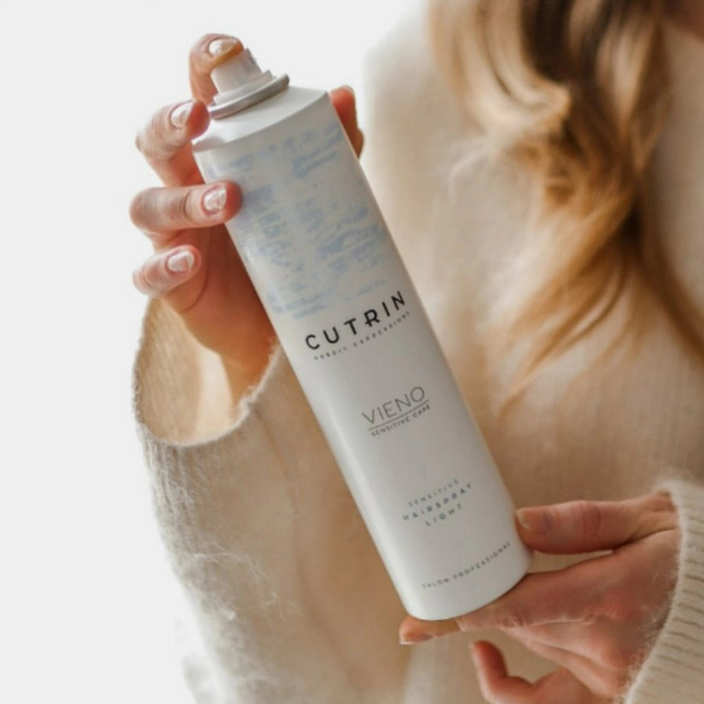 Лак сильної фіксації без аромату - Cutrin Vieno Sensitive Hairspray Strong 5