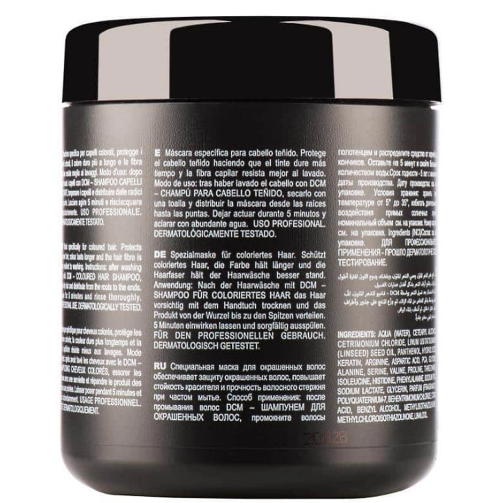 Маска для захисту кольору і відновлення фарбованого волосся - DCM Mask склад 1000 мл