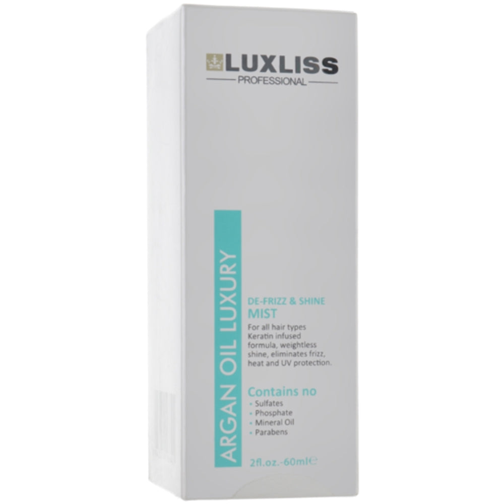 Luxliss Argan Oil Luxury De-Frizz &amp; Shine Mist - Аргановий спрей