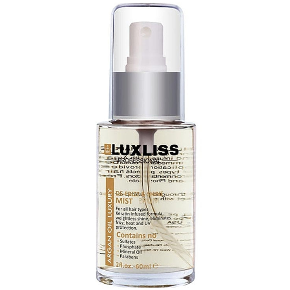 Luxliss Argan Oil Luxury De-Frizz &amp; Shine Mist - Аргановий спрей