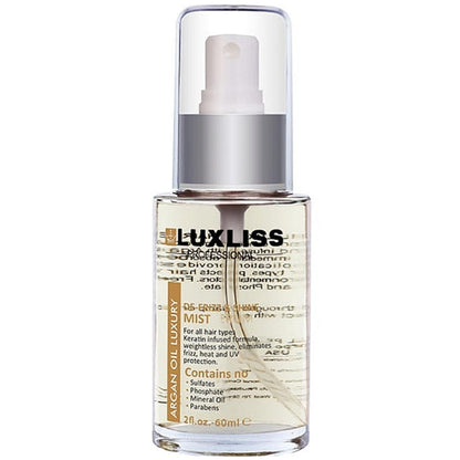 Luxliss Argan Oil Luxury De-Frizz &amp; Shine Mist - Аргановий спрей