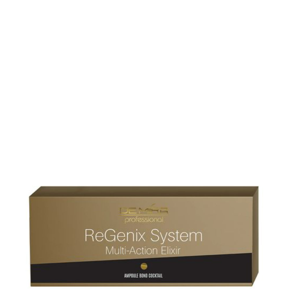 Ампульний коктейль-бонд для відновлення волосся - DeMira Professional ReGenix System Multi-Action Elixir