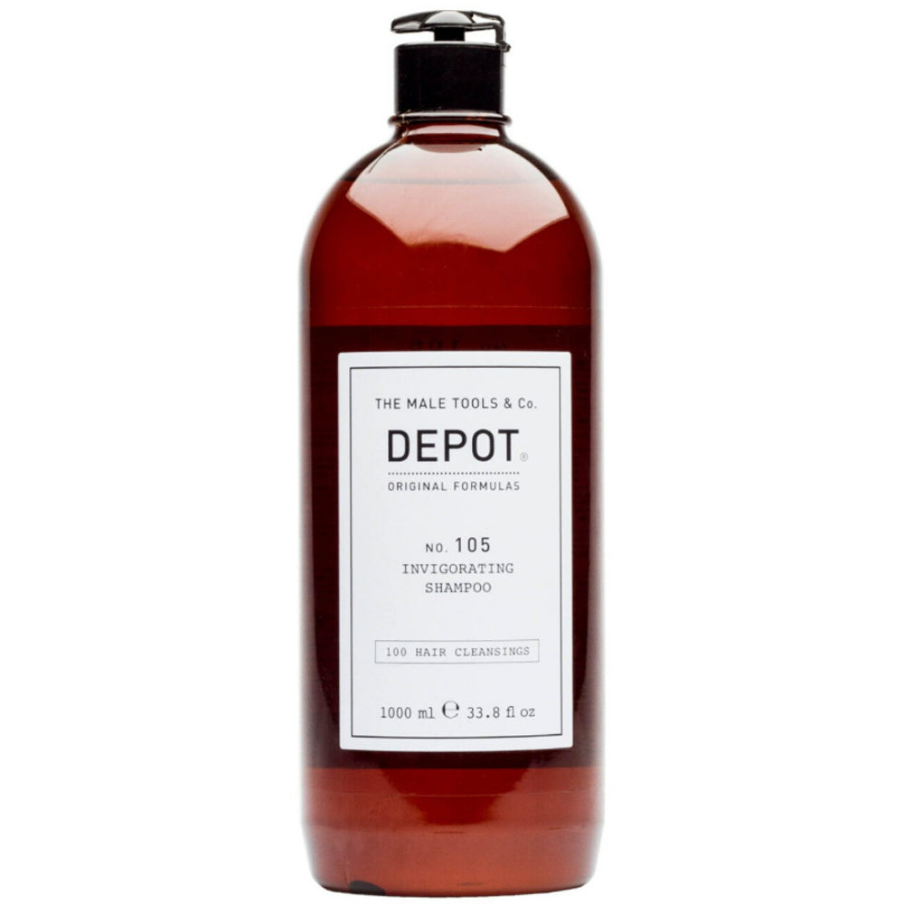 Шампунь, який бадьорить для тонкого волосся -  Depot No. 105 1000 мл
