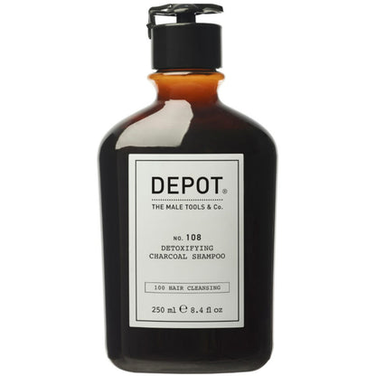 Шампунь для глибокого очищення з деревним вугіллям - Depot No. 108 Detoxifying Charcoal Shampoo