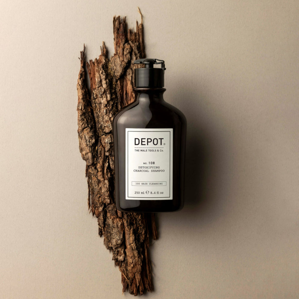 Шампунь для глибокого очищення з деревним вугіллям - Depot No. 108 Detoxifying Charcoal Shampoo