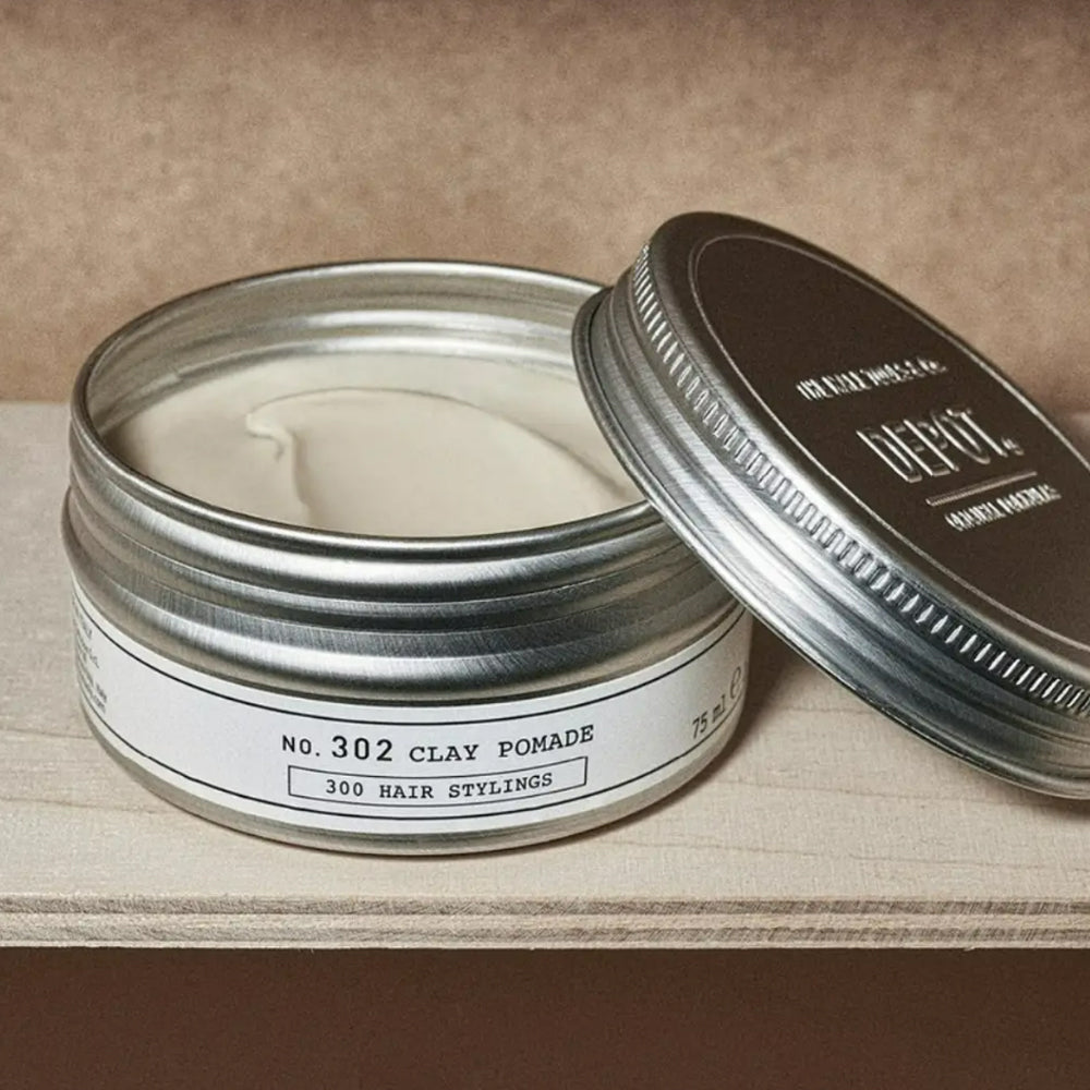 Глиняная помада для волос – Depot No. 302 Clay Pomade