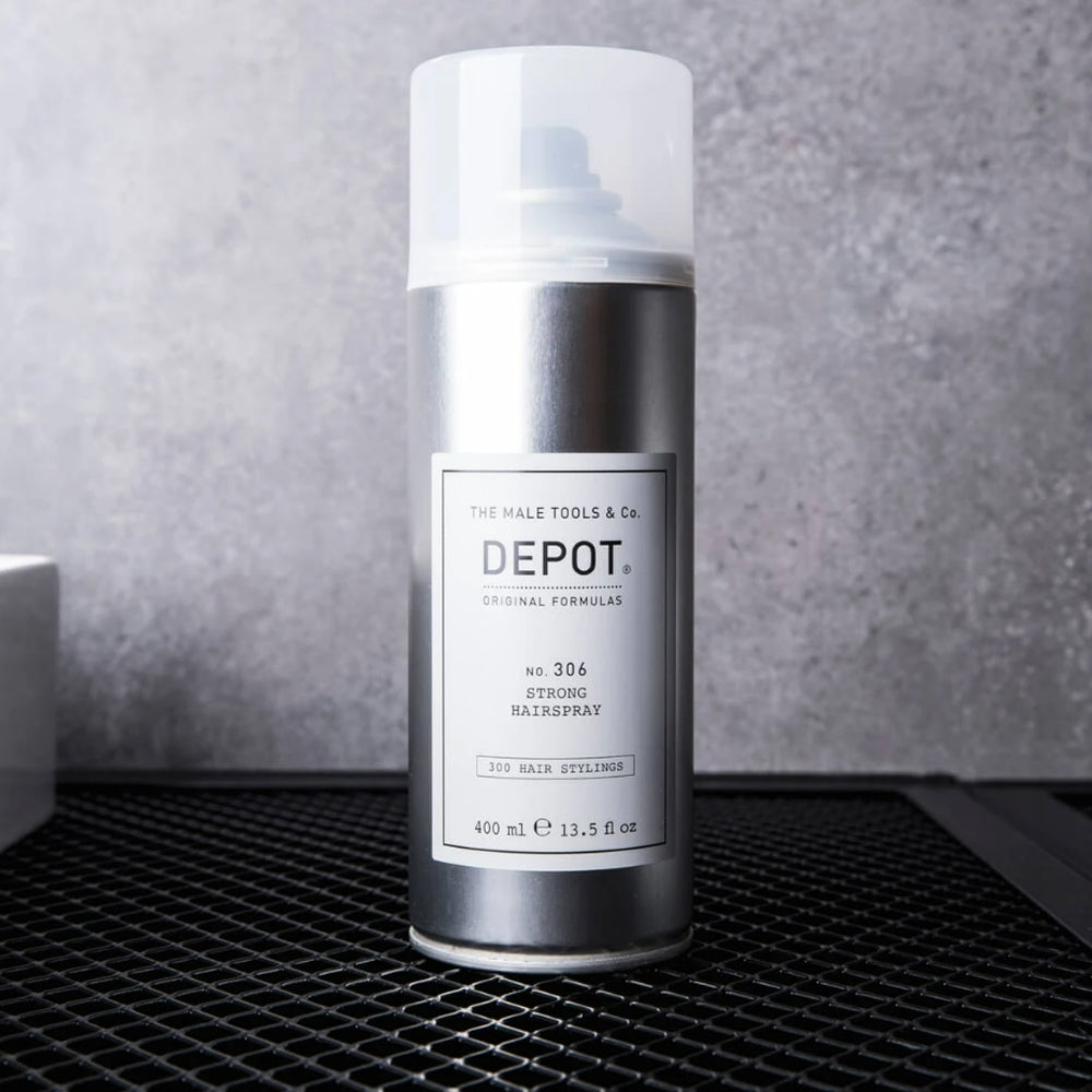 Лак для объема волос сильной фиксации – Depot No. 306 Strong Hairspray