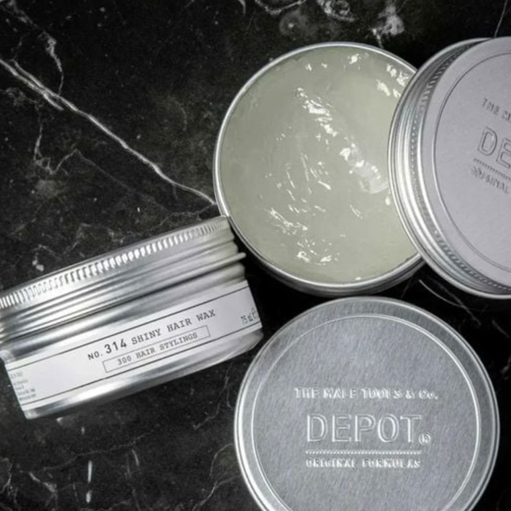Блестящий воск средней фиксации – Depot No. 314 Shiny Hair Wax