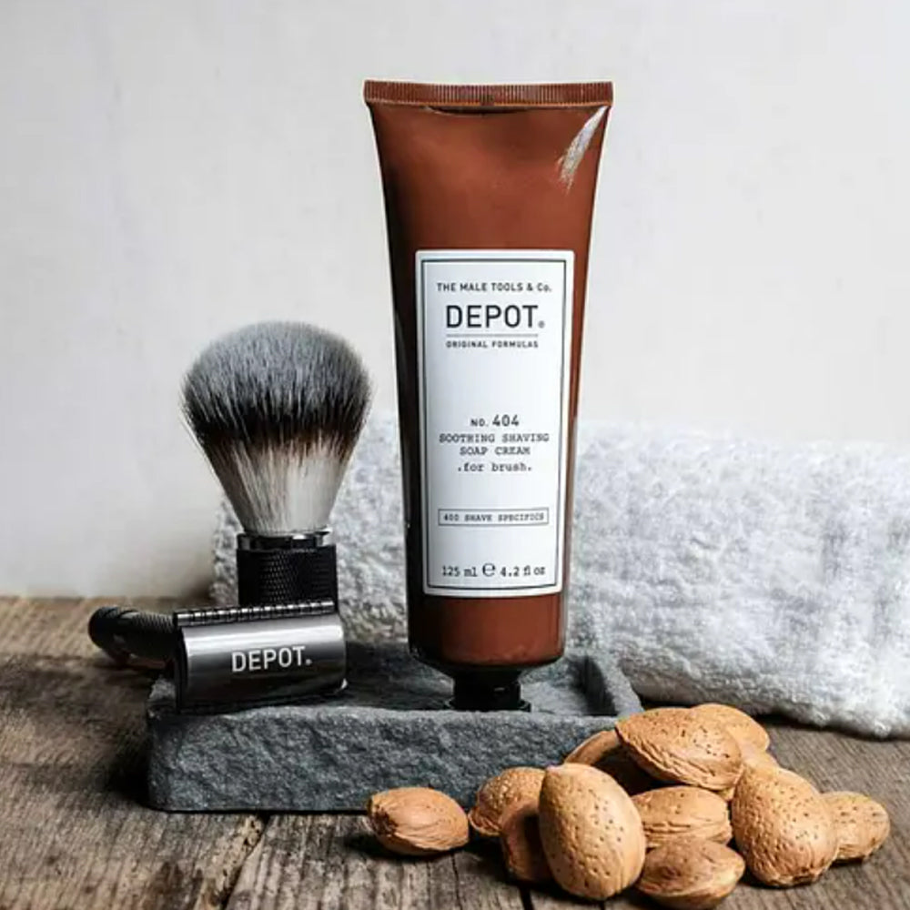Успокаивающий крем для бритья – Depot No. 404 Soothing Shaving Soap Cream