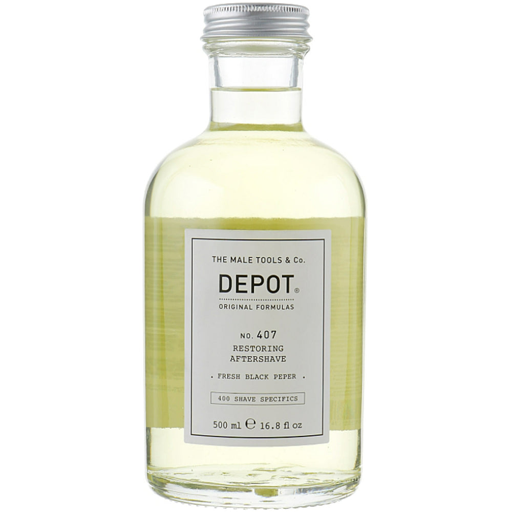 Восстанавливающий и освежающий лосьон после бритья – Depot No. 407 Restoring Aftershave
