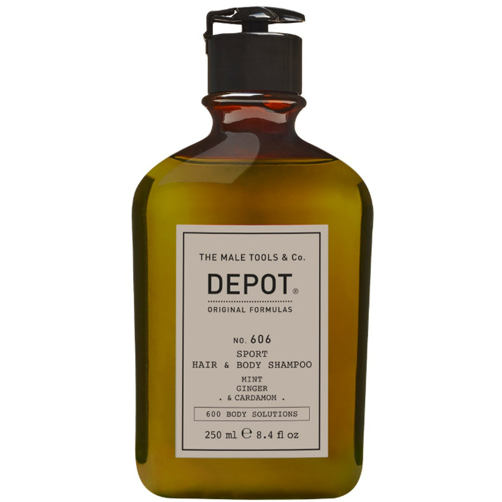 Освіжаючий шампунь для волосся і тіла - Depot No. 606 Sport Hair &amp; Body Shampoo