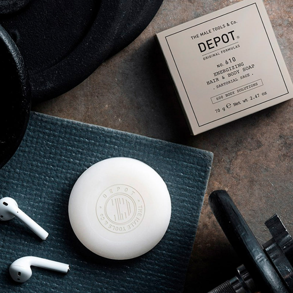 Энергетическое мыло для волос и тела – Depot No. 610 Energizing Hair & Body Soap