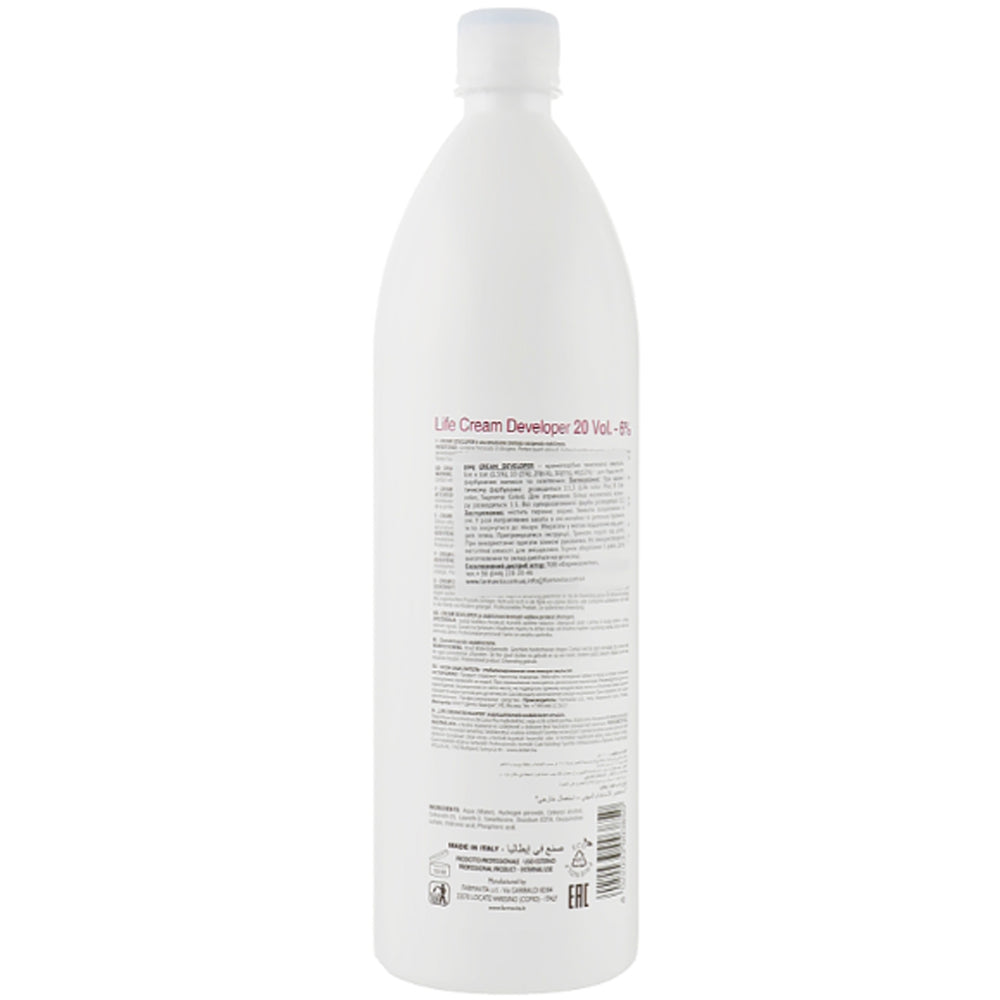 FarmaVita Life Cream Developer 20 Vol – Окислююча емульсія 6%