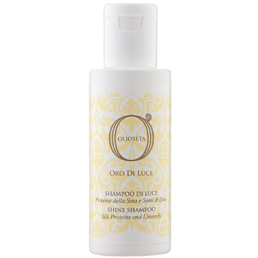 Barex Italiana Olioseta Oro Di Luce Shine Shampoo — Шампунь-блиск з протеїнами шовку та екстрактом насіння льону