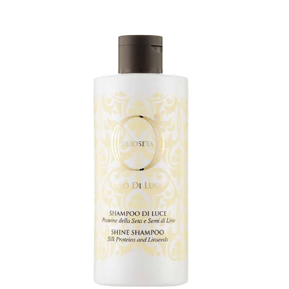 Barex Italiana Olioseta Oro Di Luce Shine Shampoo — Шампунь-блеск с протеинами шелка и экстрактом семян льна