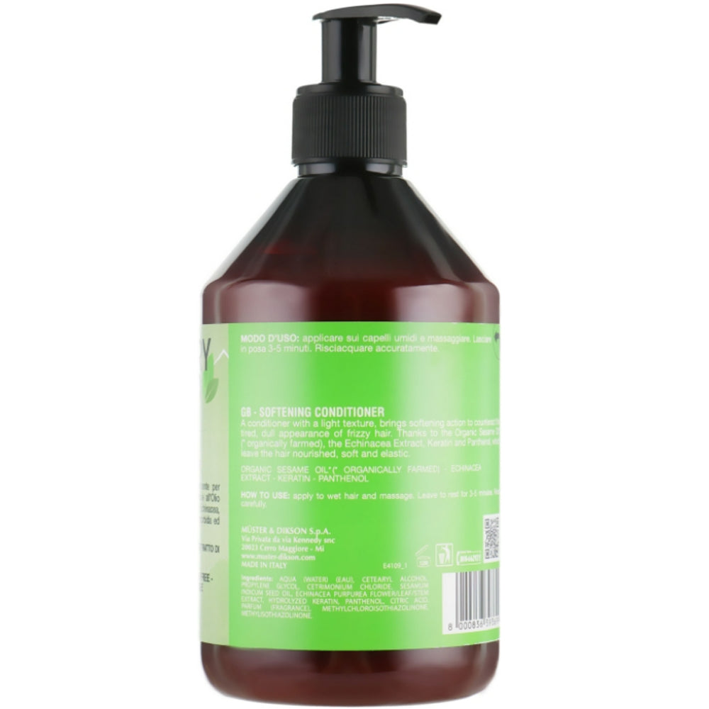 Dikson Every Green Anti-Frizz Softening Conditioner - Зволожуючий кондиціонер для кучерявого, сухого і неслухняного волосся