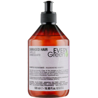 Dikson Every Green Damaged Hair Regenerating Shampoo - Восстанавливающий шампунь