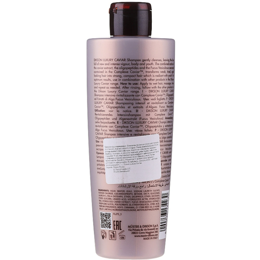 Dikson Luxury Caviar Shampoo - Відновлюючий шампунь з олігопептидами