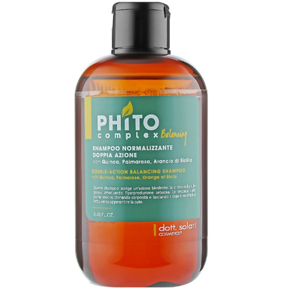 Шампунь для балансування подвійної дії - Dott. Solari Phitocomplex Balancing Double-Action Shampoo