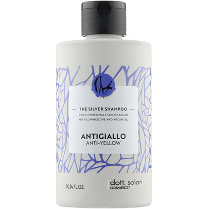Тонуючий шампунь антижовтий - Dott. Solari The Silver Shampoo