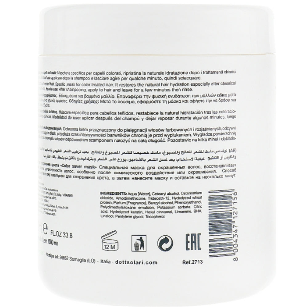 Dott. Solari Love Me Care Color Saver Mask - Маска для збереження кольору волосся