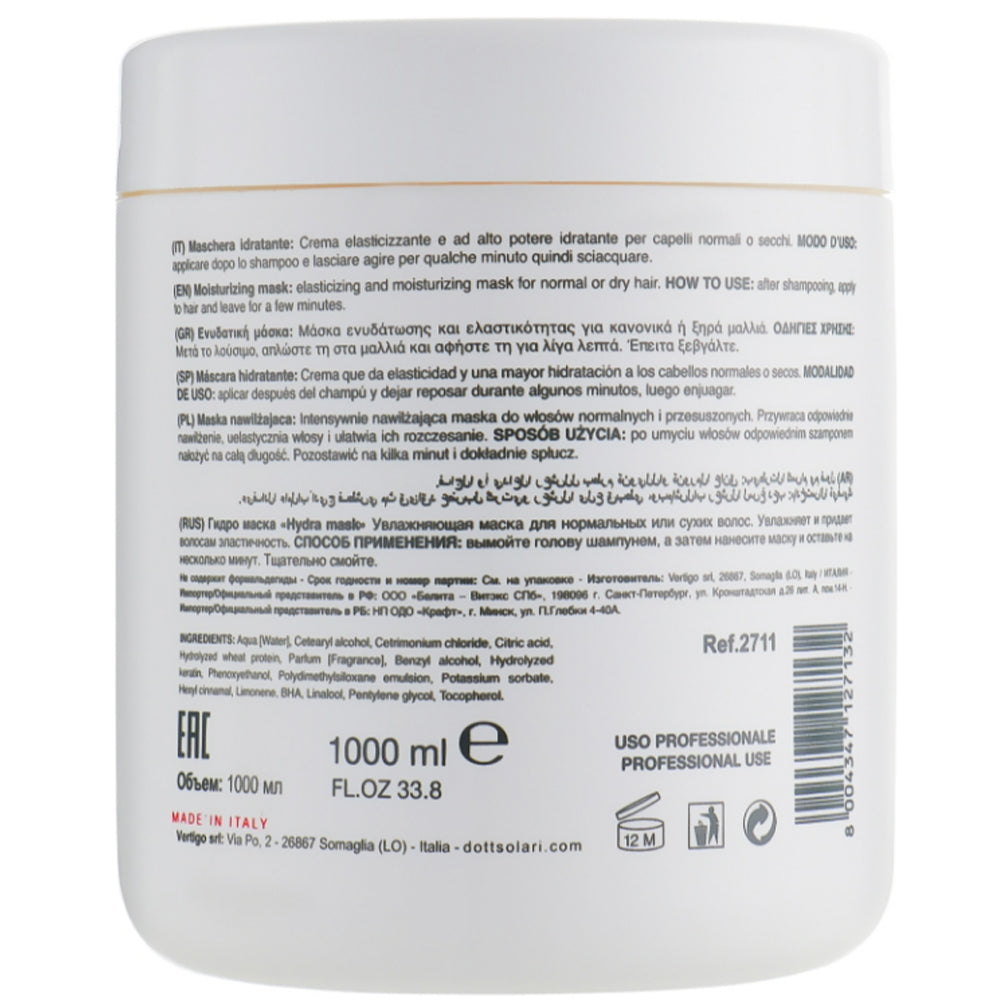 Dott. Solari Love Me Care Hydra Mask  - Зволожуюча маска для волосся