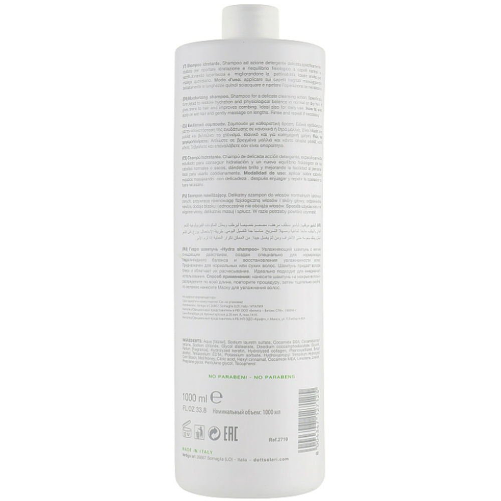 Dott. Solari Love Me Care Hydra Shampoo - Зволожуючий шампунь для волосся