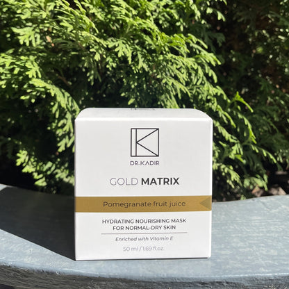 Золота маска з екстрактом граната - Dr. Kadir Gold Matrix Mask упаковка