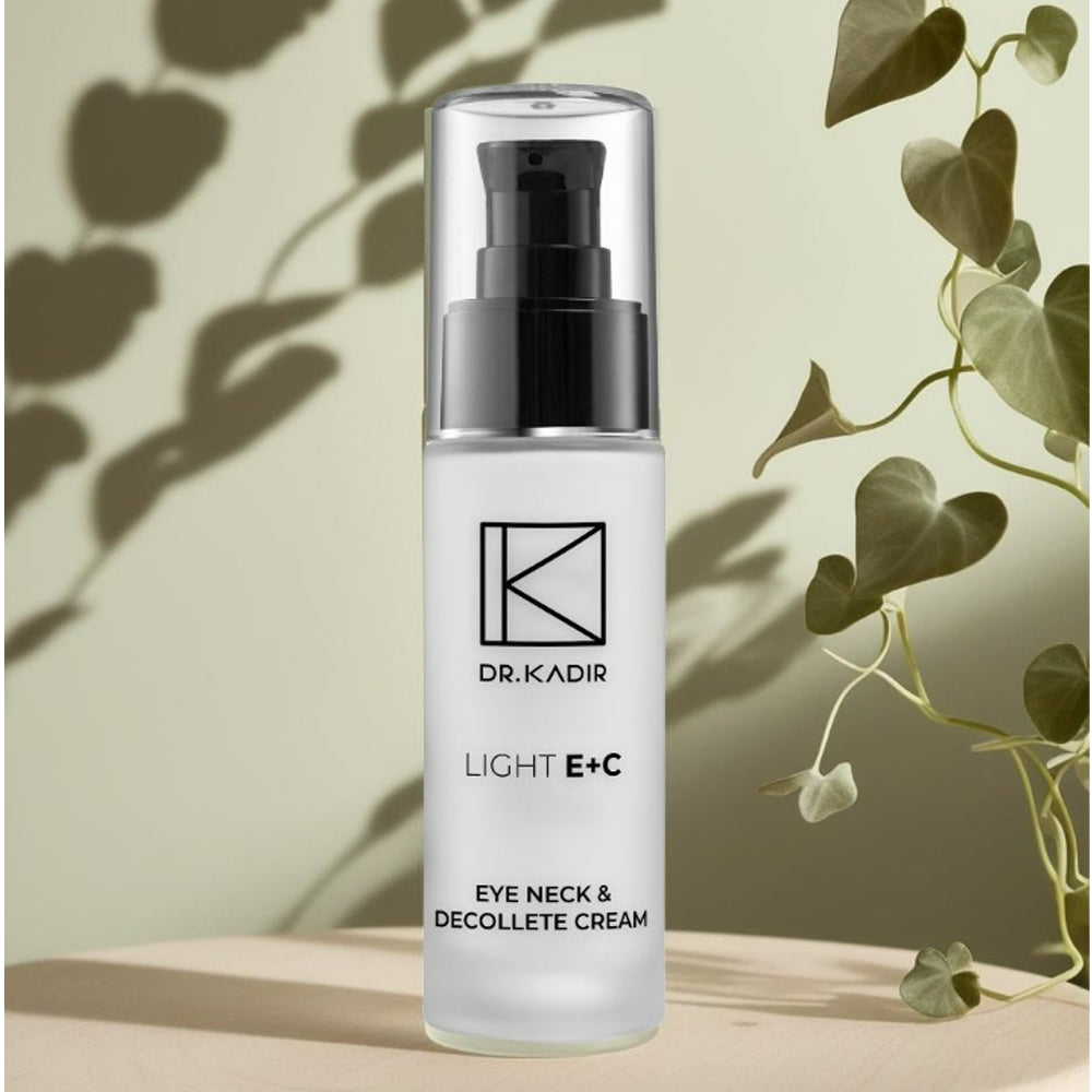 Крем для області навколо очей і шиї c вітамінами Е + С - Dr. Kadir Light E+C Eye Neck & Décolleté Cream