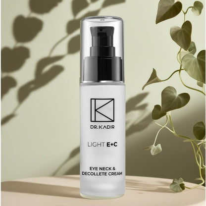 Крем для області навколо очей і шиї c вітамінами Е + С - Dr. Kadir Light E+C Eye Neck &amp; Décolleté Cream