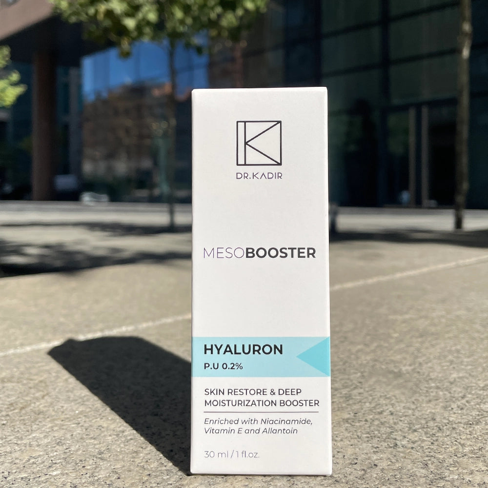 Мезо бустер з гіалуроновою кислотою - Dr. Kadir MesoBooster Hyaluron упаковка
