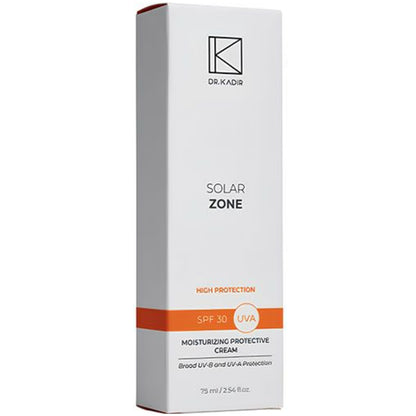 Dr. Kadir Solar Zone Moisturizing Protective Cream SPF 30 - Сонцезахисний зволожуючий крем