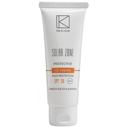 Dr. Kadir Solar Zone Protective CC Cream SPF 50 - Сонцезахисний зволожуючий крем з тоном