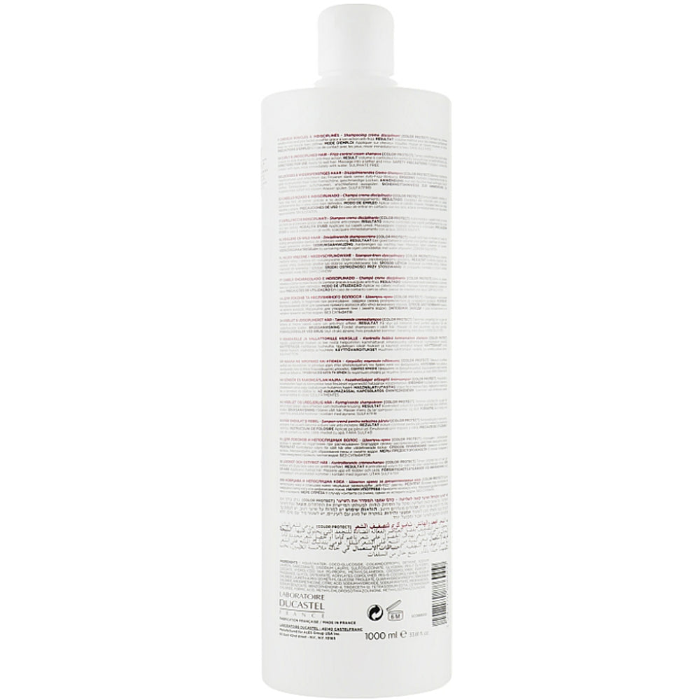 Шампунь для кучерявого та неслухняного волосся - Ducastel Subtil Color Lab Frizz-Control Shampoo