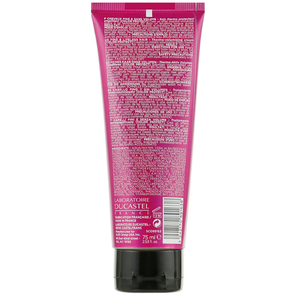 Термозащитный крем для тонких волос без объема - Ducastel Subtil Color Lab Thermo-Volumizing Cream