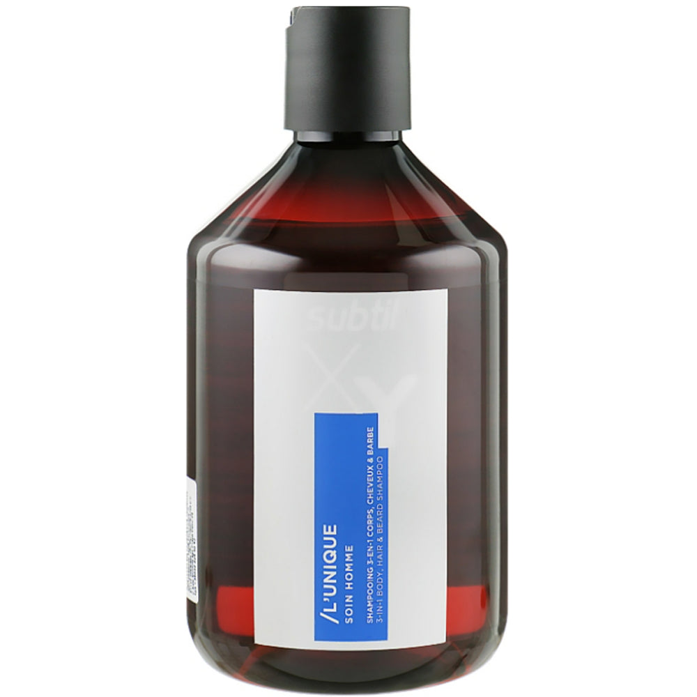 Шампунь для тіла, волосся і бороди - Ducastel Subtil XY Unique 3 in 1 Shampoo
