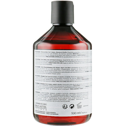 Шампунь для тіла, волосся і бороди - Ducastel Subtil XY Unique 3 in 1 Shampoo