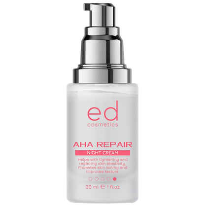 Нічний крем для обличчя з AHA кислотами - ED Cosmetics AHA Repair Night Cream