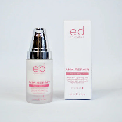 Нічний крем для обличчя з AHA кислотами - ED Cosmetics AHA Repair Night Cream 5