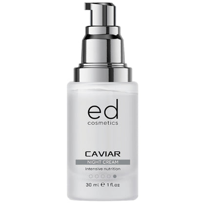 Нічний крем для обличчя з екстрактом чорної ікри - ED Cosmetics Caviar Night Cream