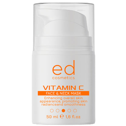 Маска для обличчя та шиї з вітаміном С - ED Cosmetics