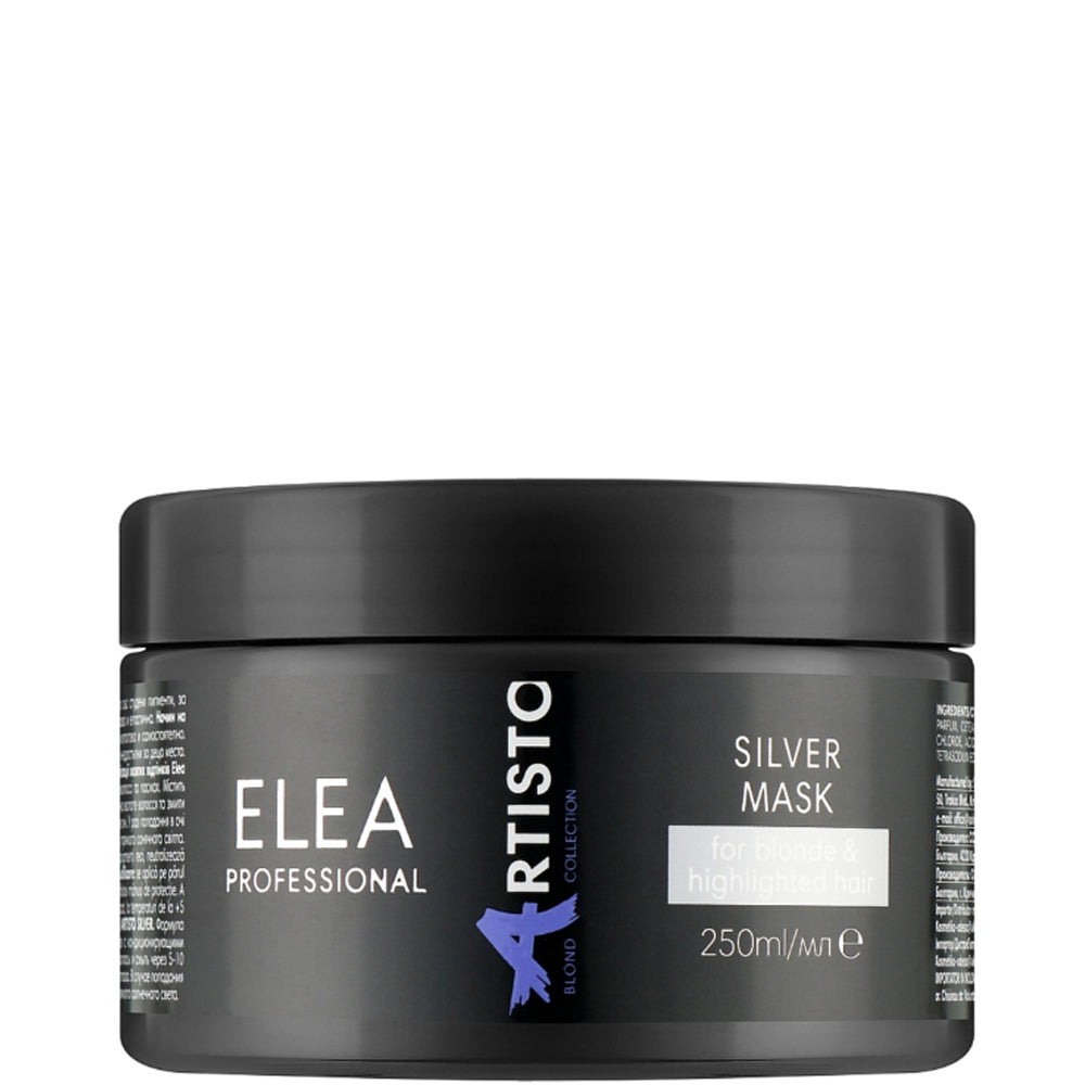 Маска тонирующая серебристая - Elea Professional Artisto Silver Mask