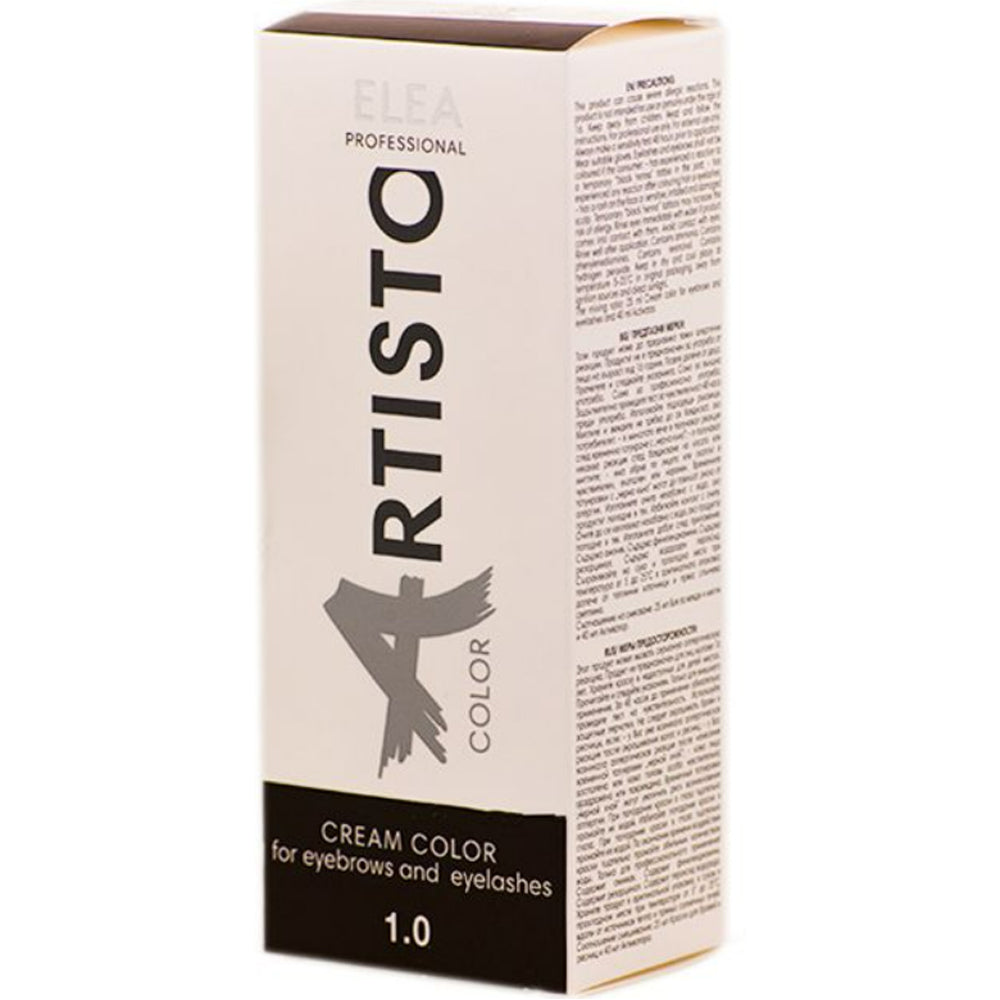 Краска для бровей и ресниц 25мл+40мл - Elea Professional Artisto Cream Color Eyebrows 25ml+40ml