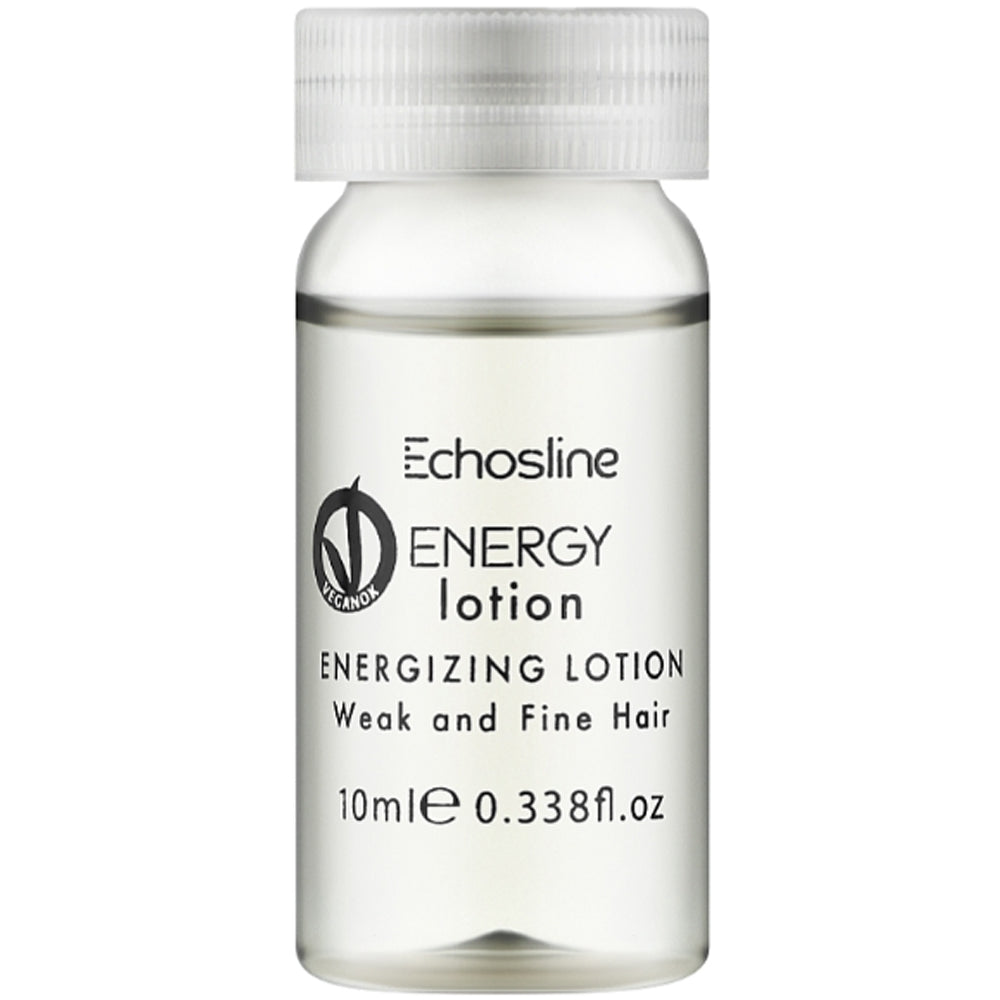 Енергетичний лосьйон(в ампулах) для тонкого та слабкого волосся - Echosline Vegan Therapy Energy Lotion